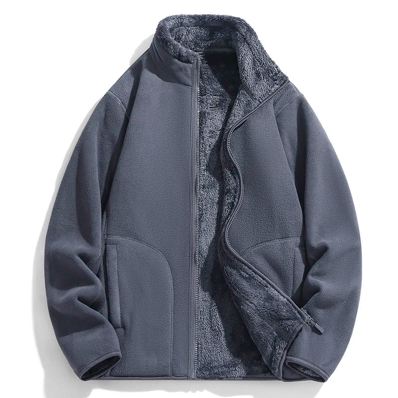 Cozy Fleece Lined Casual Jacket