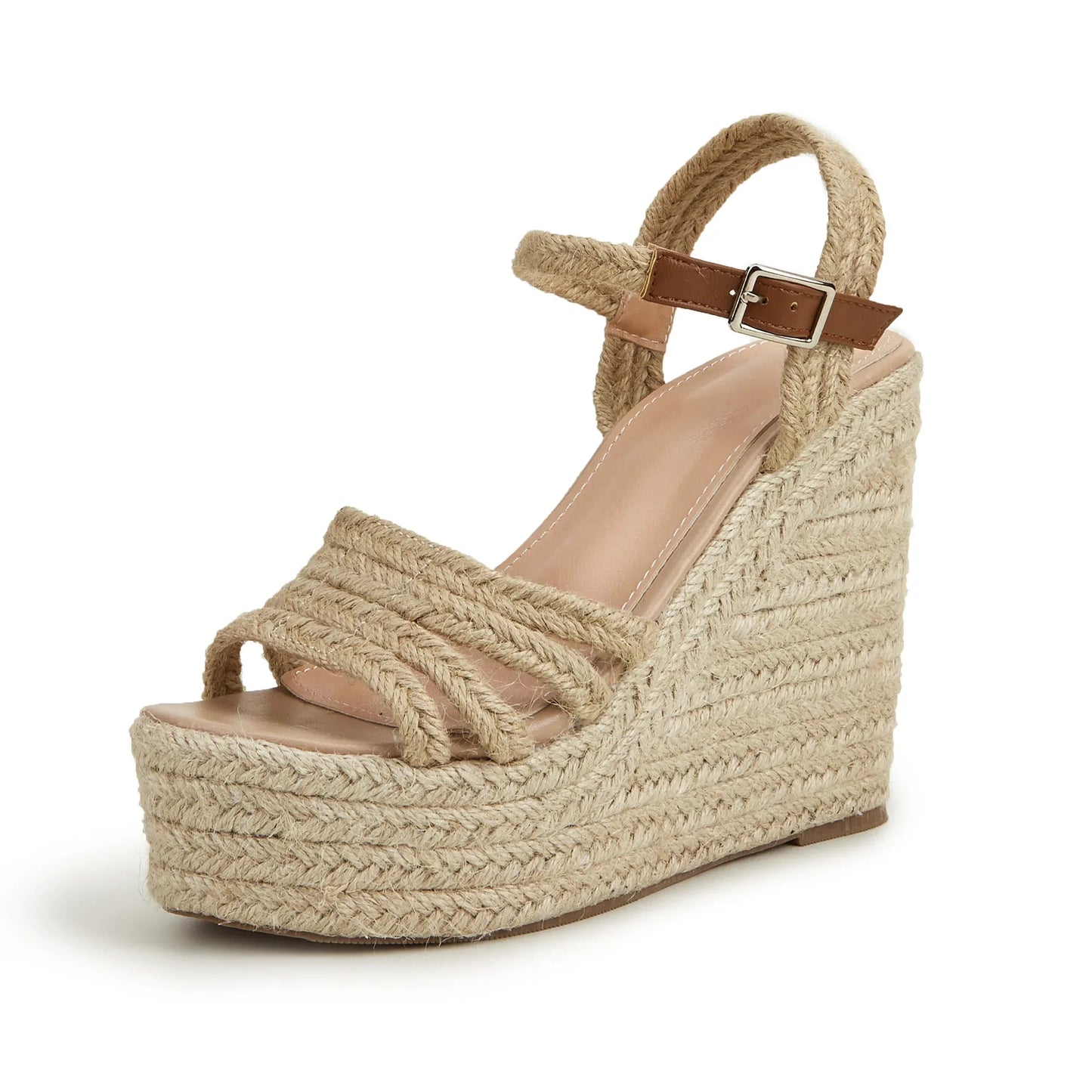 High Heel Buckle Strap Sandals