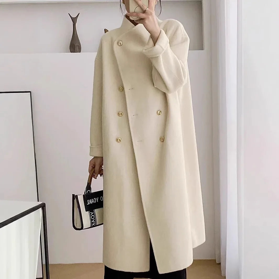 Warm Women's Wool Mix Jacket