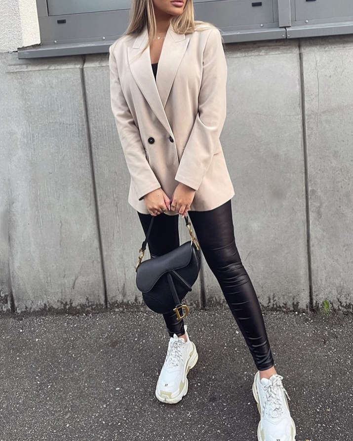 Classic Women's Double Breasted Jacket