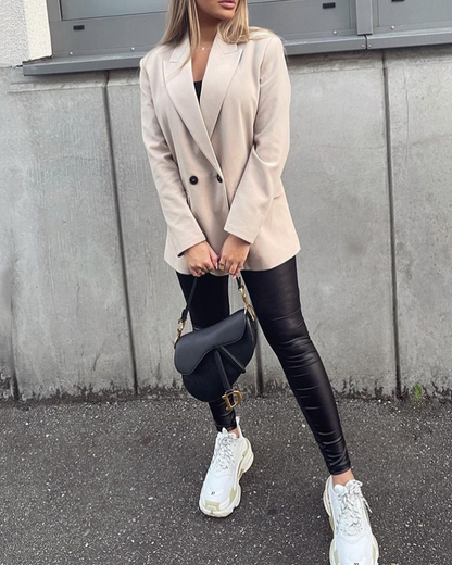 Classic Women's Double Breasted Jacket