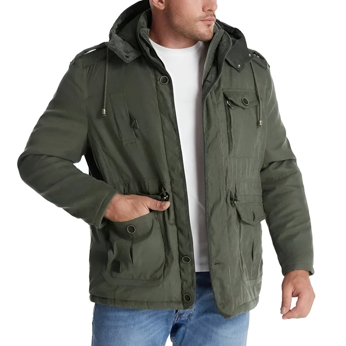 Warm Winter Parka Jacket