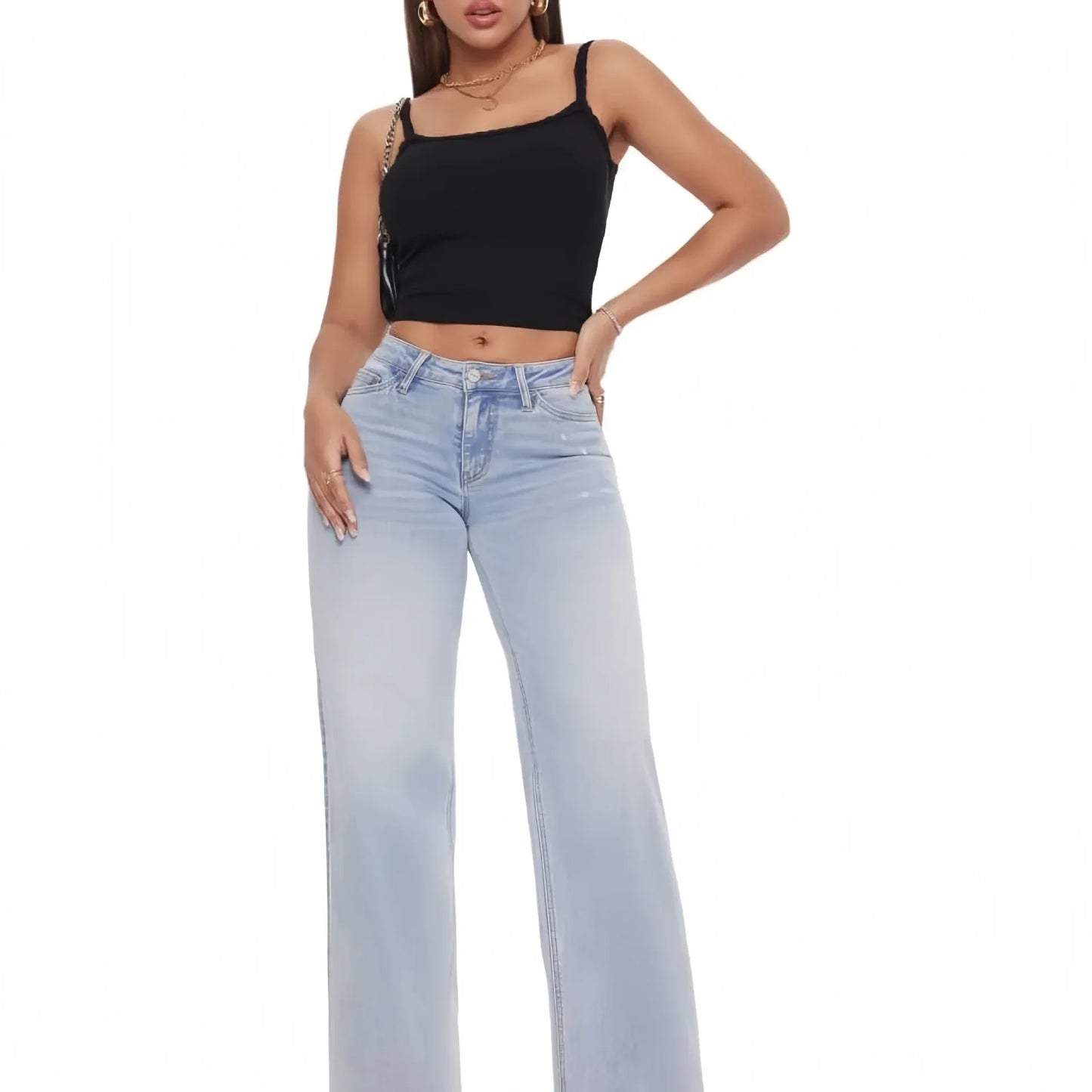 Comfortable Loose Fit Women's Jeans