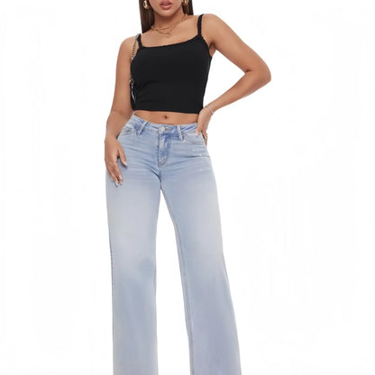 Comfortable Loose Fit Women's Jeans