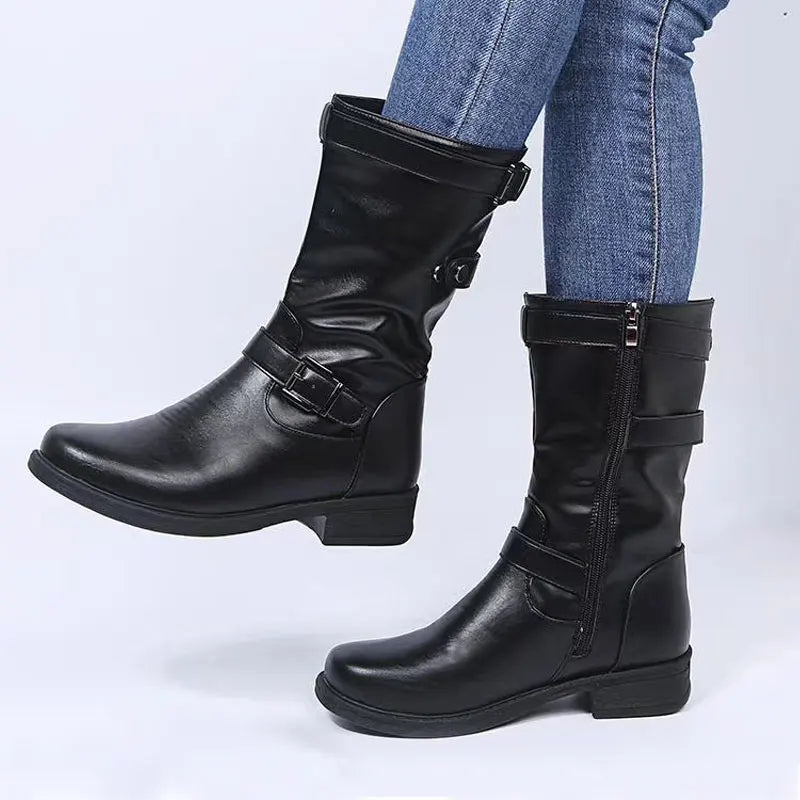 Comfortable Arch Support Ankle Boots - Olytrend