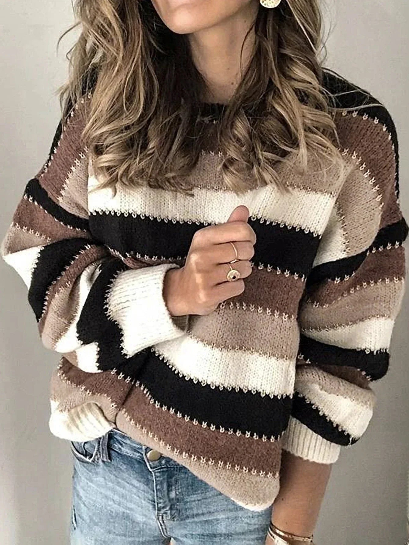 Cozy Oversized Open Front Sweater - Olytrend