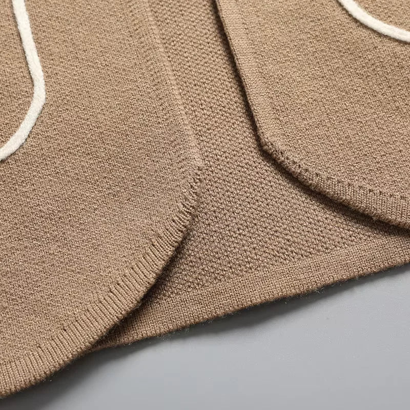 Cozy Crew Neck Sweater Cardigan