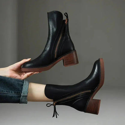 High Heel Ankle Boots for Women - Comfortable and Chic