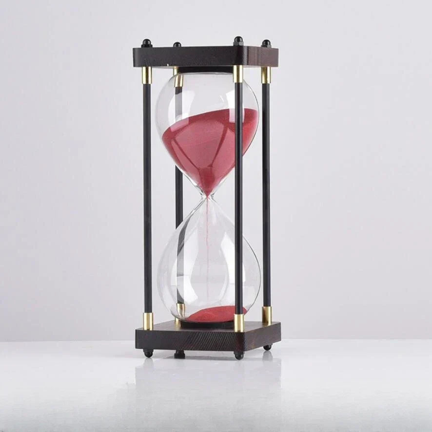 Simple Wooden Hour Glass Timer