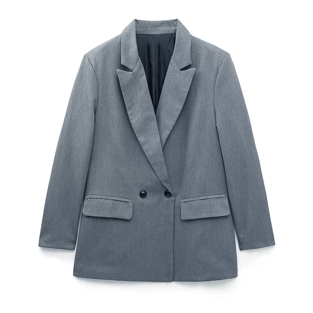 Classic Women's Double Breasted Jacket
