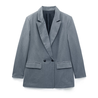 Classic Women's Double Breasted Jacket