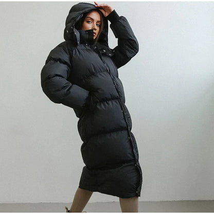 Warm Women's Down Filled Parka Coat - Nocini