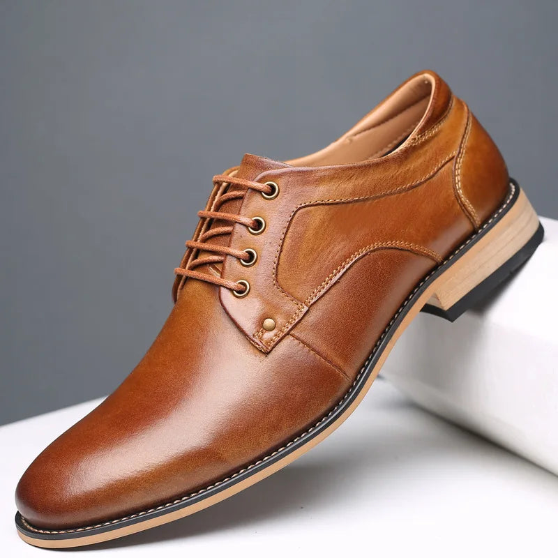 Classic Leather Oxford Shoes