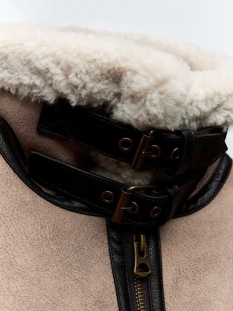 Short Fuzzy Winter Jacket