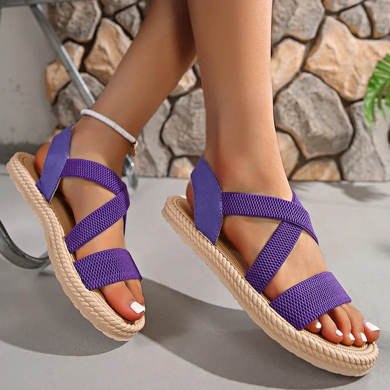 Natural Fiber Beach Sandals