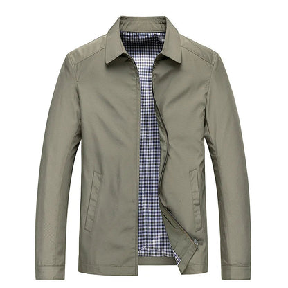 Waterproof Men's Zip Jacket Slim Fit