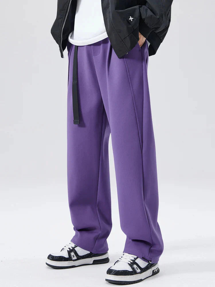 Soft Mens Jogger Pants with Elastic Waistband