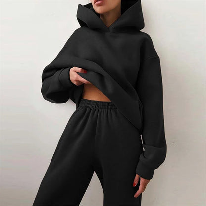 Comfortable Large Sweat Suit Set