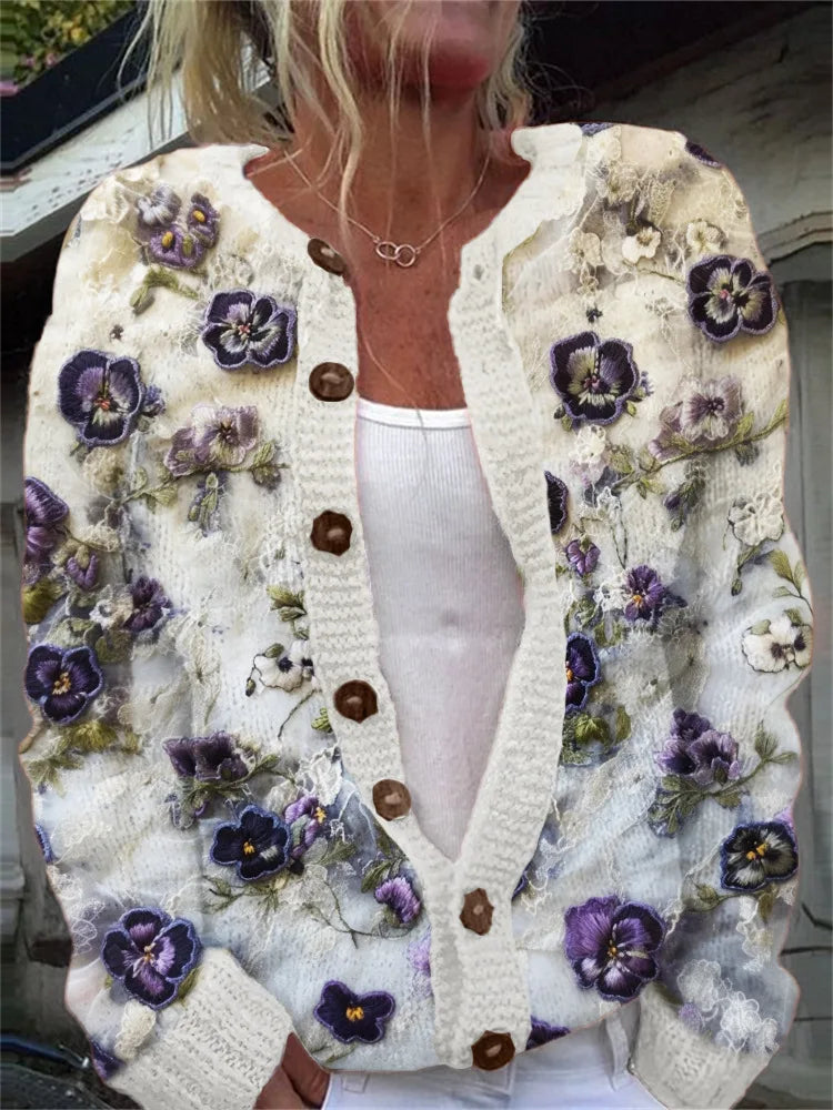 Comfortable Oversized Open Cardigan