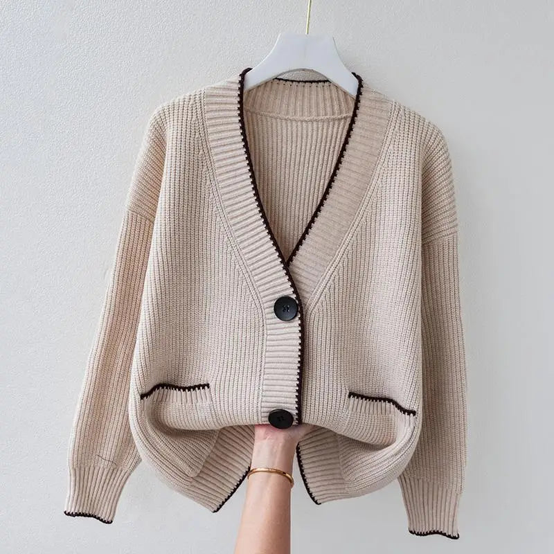 Fashionable Button Front Cardigan