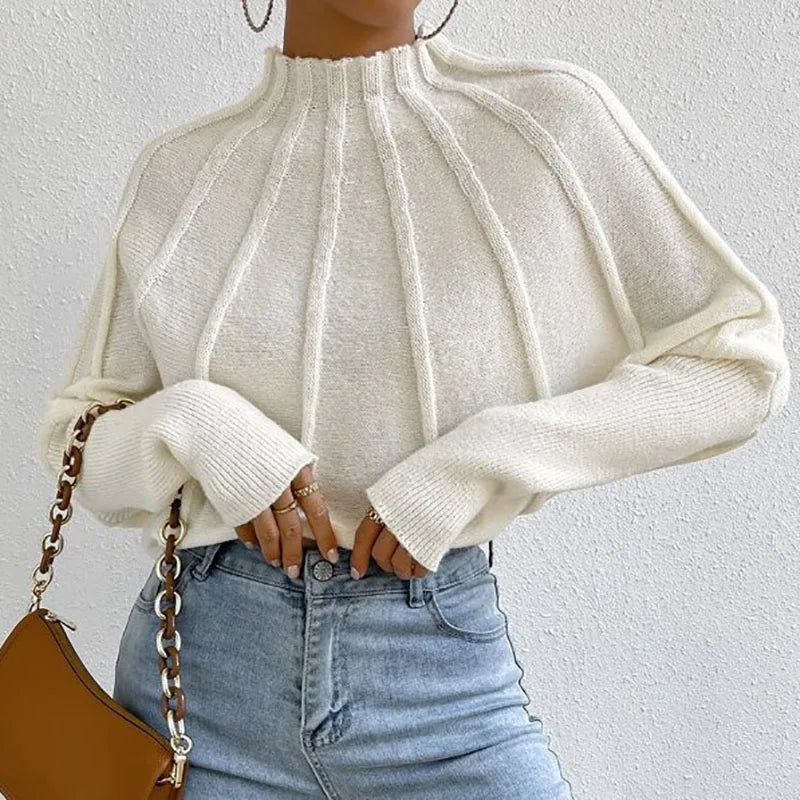 Bright Colorful Crew Sweater - Nocini