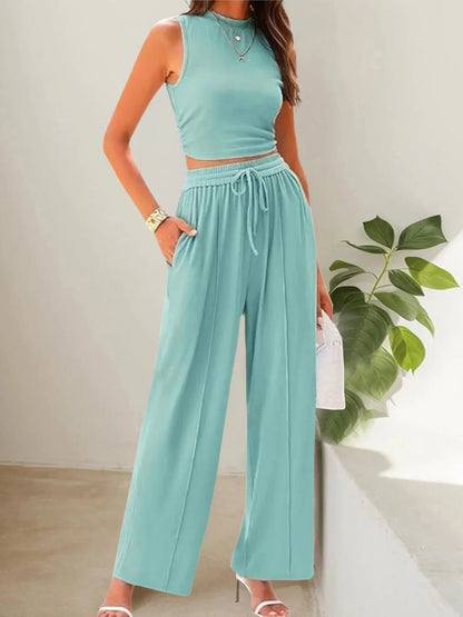 Women's Lightweight 2 Piece Summer Pants Set