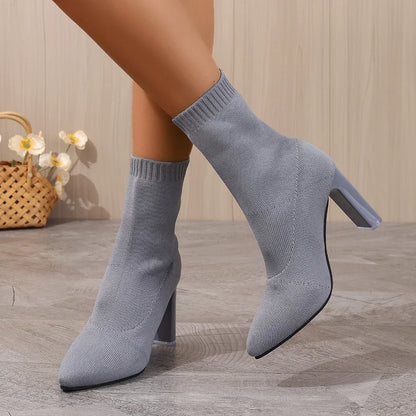 Warm Cable Knit Boot - Nocini