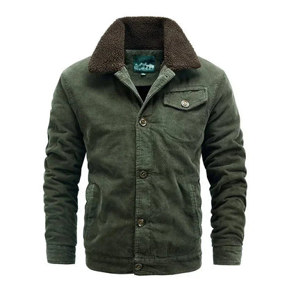 Warm Corduroy Jacket for Men - Soft Relaxed Fit