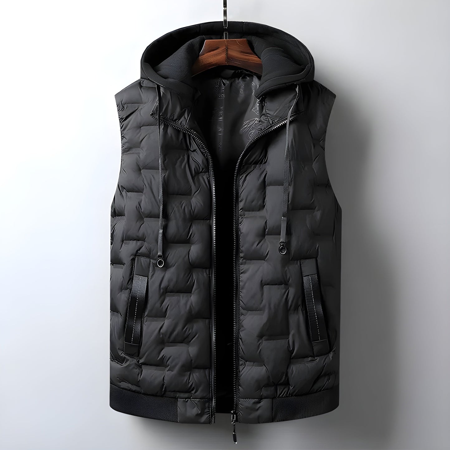 Insulated Fleece Hooded Vest