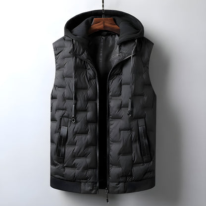 Insulated Fleece Hooded Vest