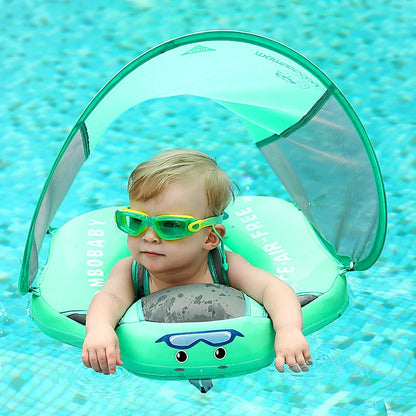 Kids Floating Pool Ring with Canopy