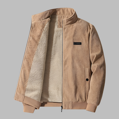 Rugged Mens Quilted Winter Coat