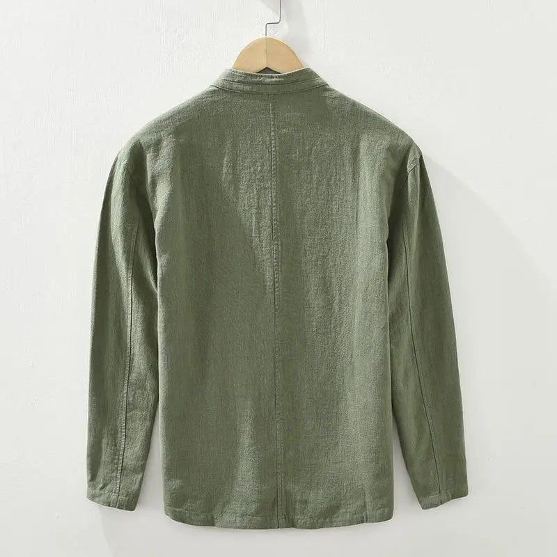 Slim Fit Casual Long-sleeve Shirt