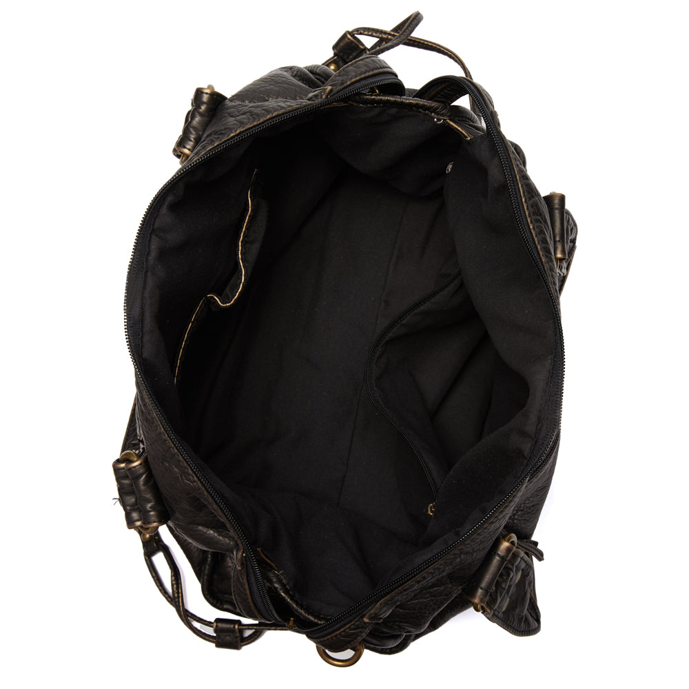 Stylish Faux Leather Tote Shoulder Bag