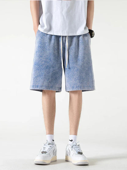 Men's Loose Fit Shorts with Elastic Waistband