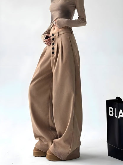 Wide Leg Corduroy Pants