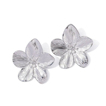 Fall - Large Blooming Flower Earrings