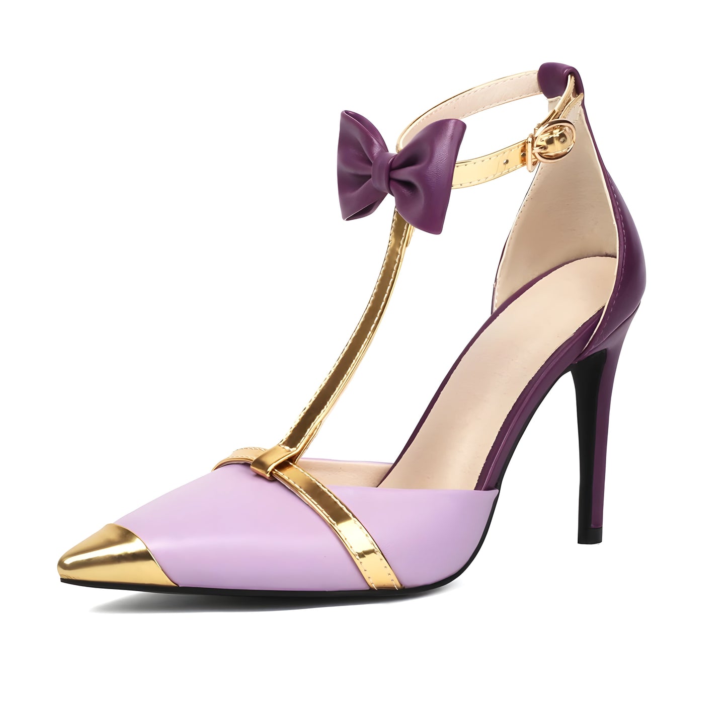 Elegant Buckle High Heel Shoes