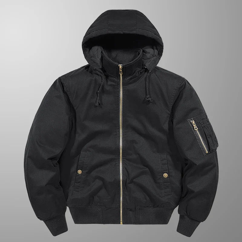 Practical Insulated Cotton Parka Jacket