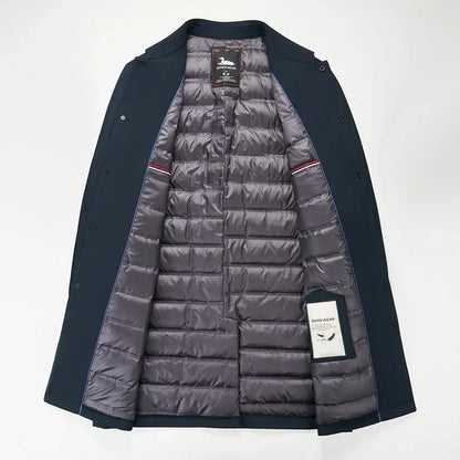 Waterproof Long Winter Trench Coat