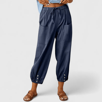 Elegant High Waist Wide Leg Pants