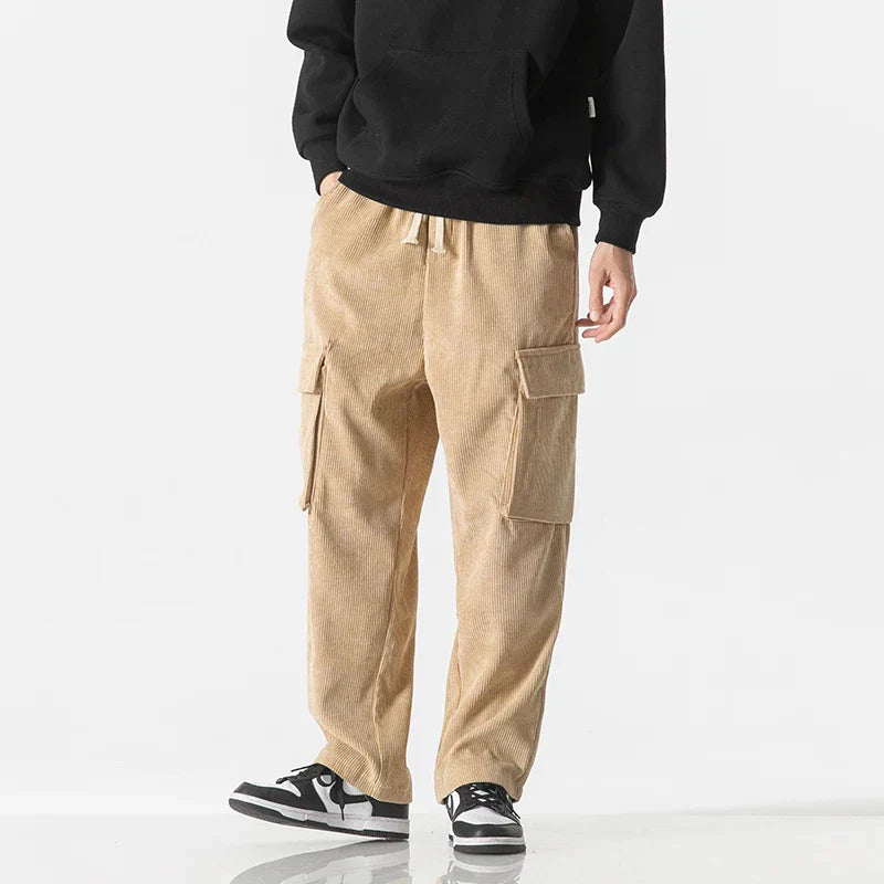 Comfy Casual Corduroy Jogger Pants