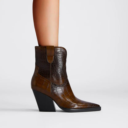 Han Westy Low Heel Ankle Boots