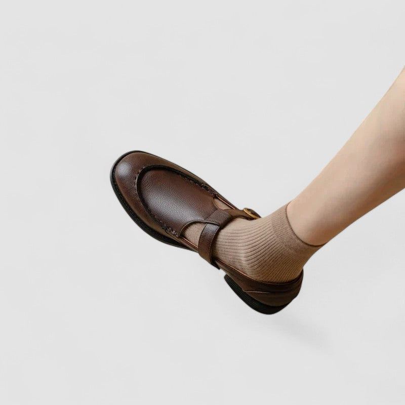 Comfortable Square Toe Mary Jane Flat Shoes