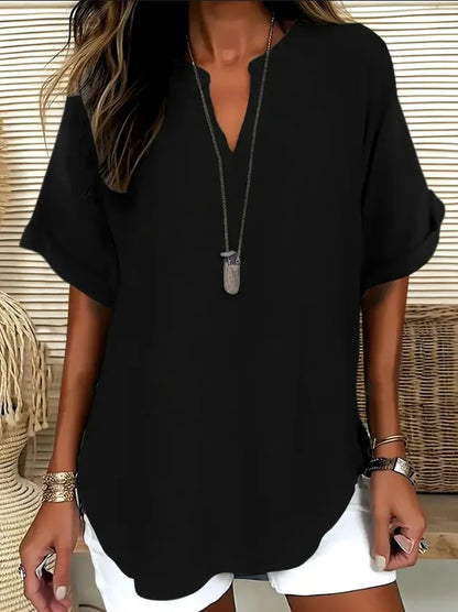 Casual Women's Long Blouse