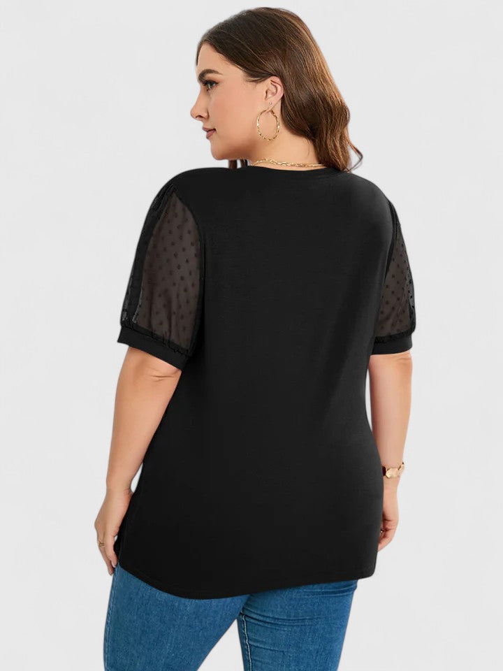 Relaxed Fit V Neck T Shirt