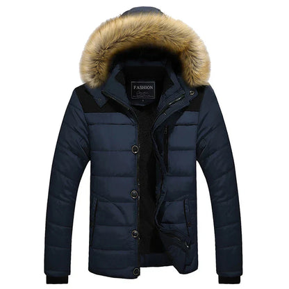 Classic Fit Padded Hip Length Jacket - Nocini
