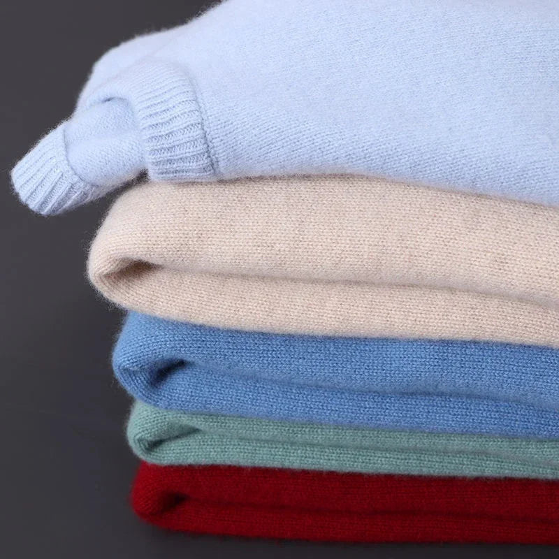 Soft Men's Crew Neck Cashmere Sweater