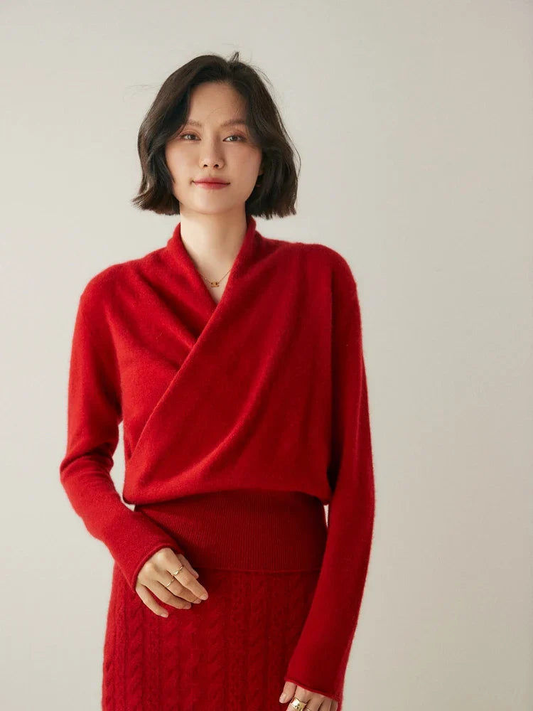 Cozy Wool V-Neck Sweater