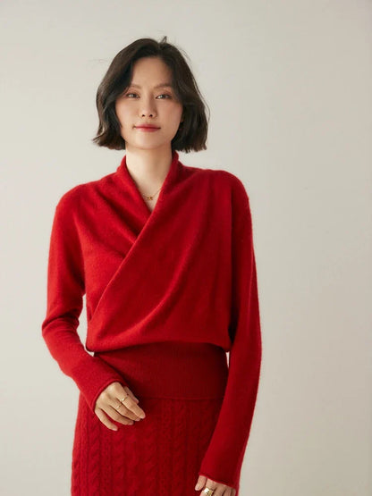 Cozy Wool V-Neck Sweater